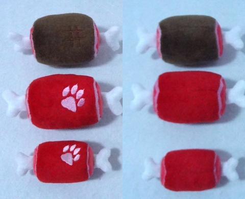 Custom OEM squeaky drumstick plush pet dog toy