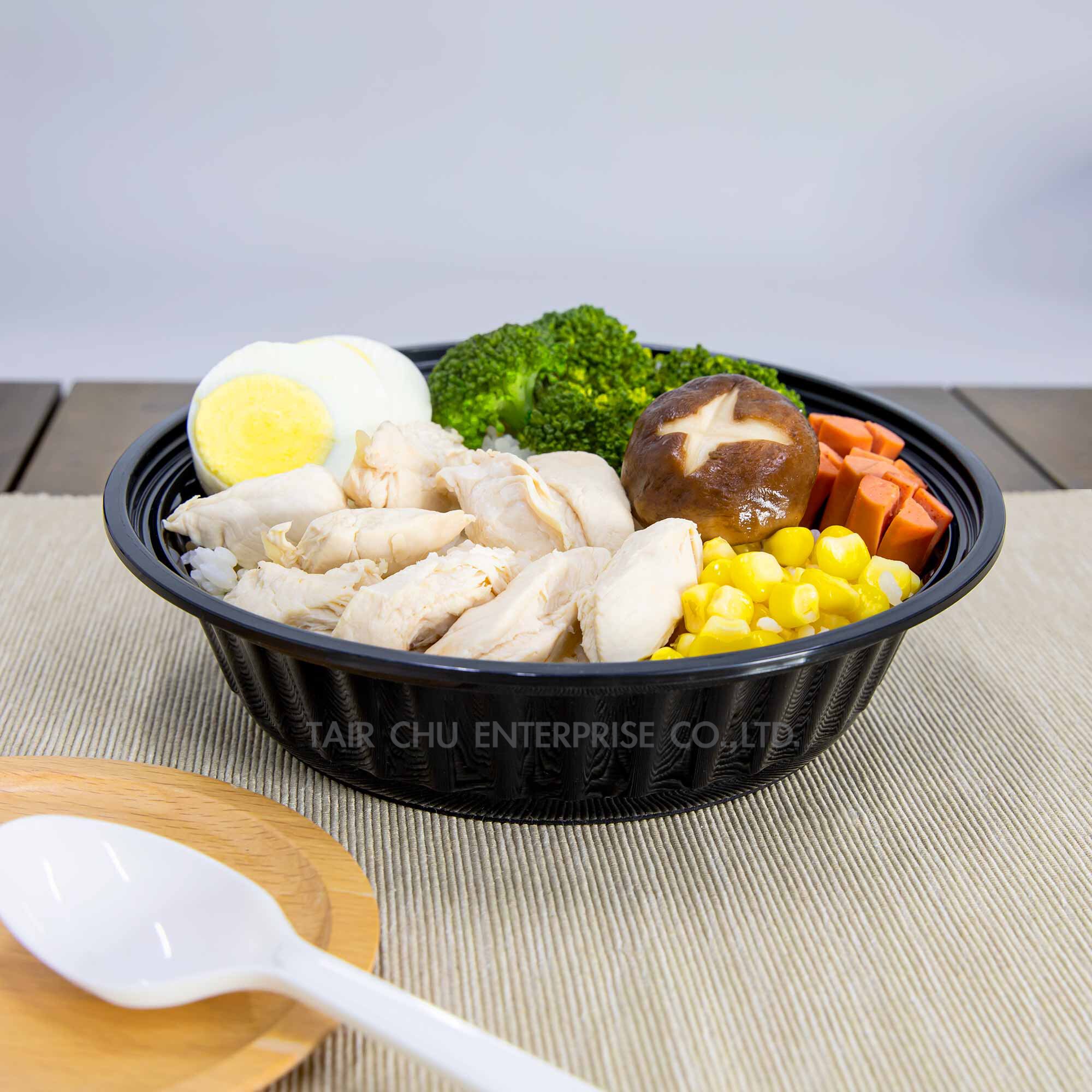 24oz Round Food Container 720ml Microwavable Food Container PP Chinese