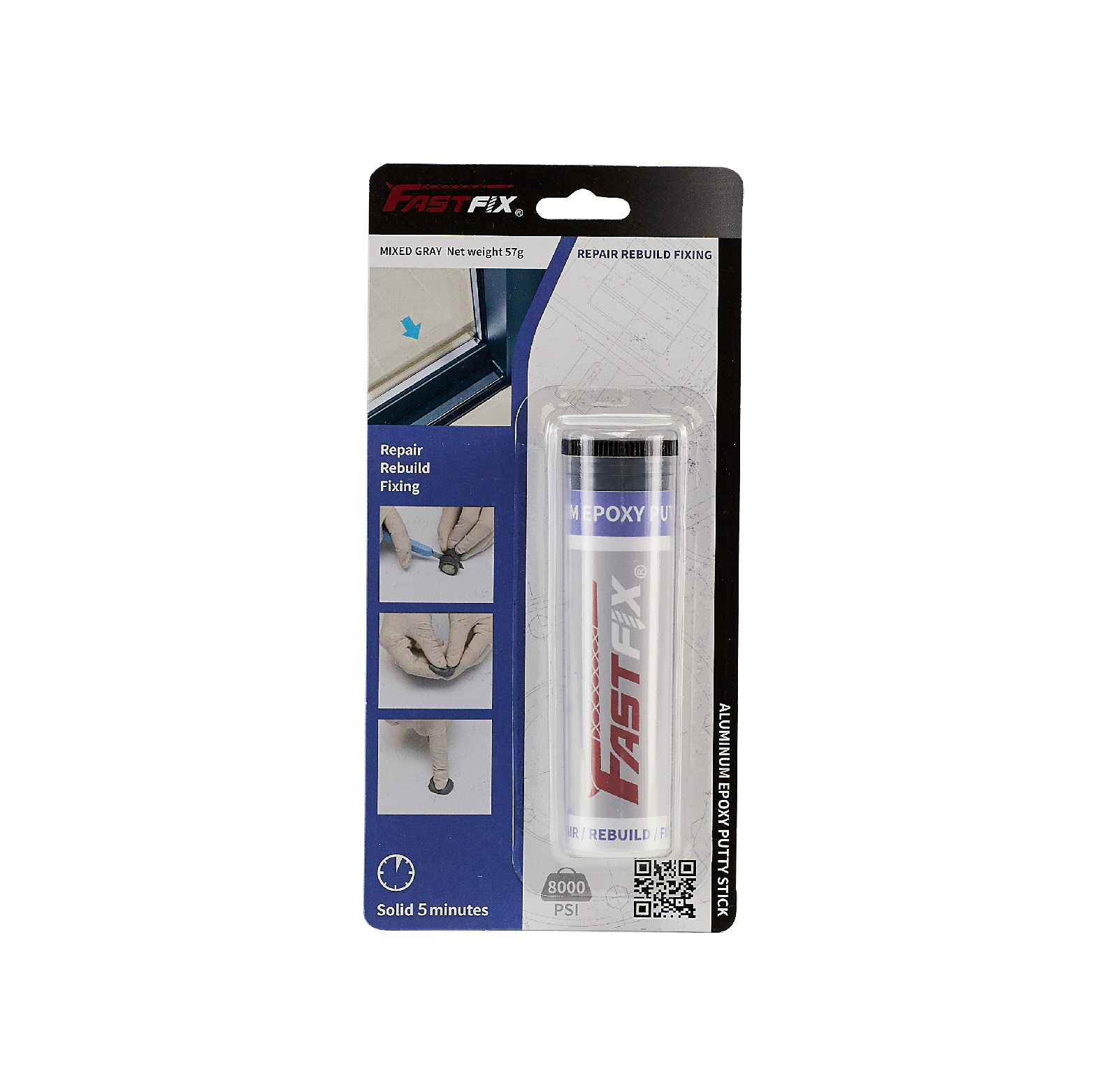 aluminium epoxy resin epoxy fixing putty for aluminum gray metal steel