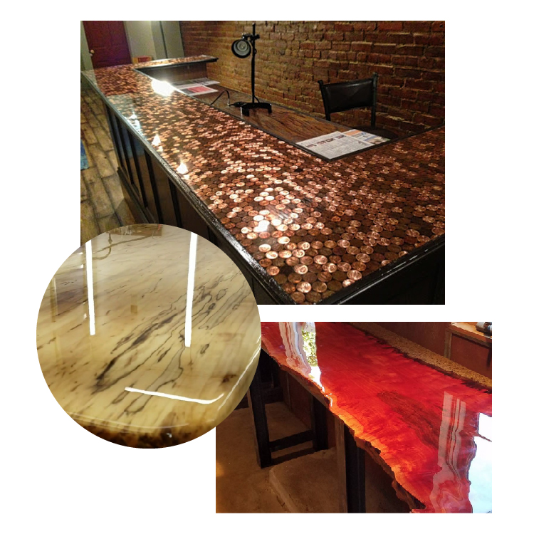 Table Top Crystal Clear Epoxy Resin