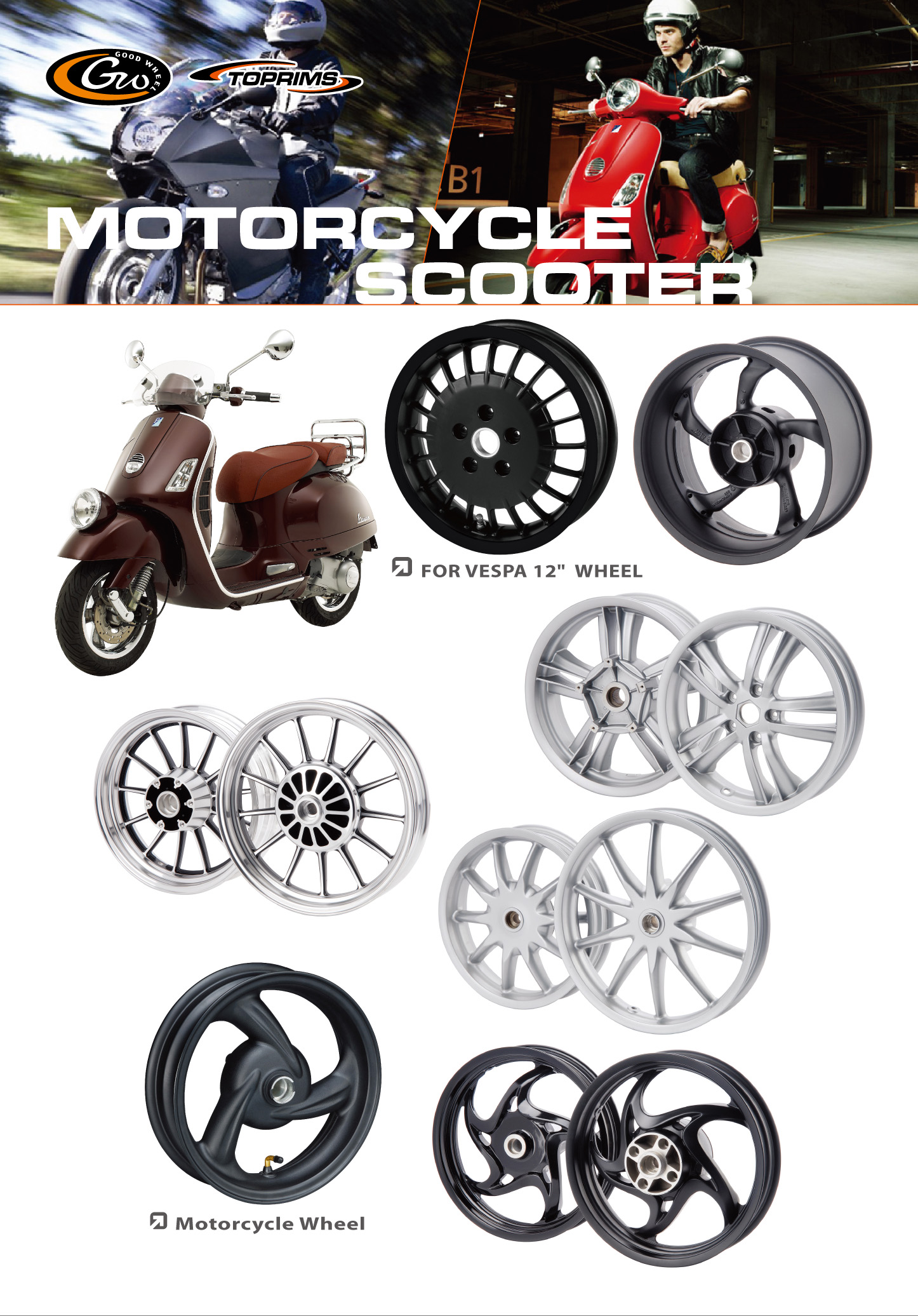 Motorcycle & Scooter alloy wheel