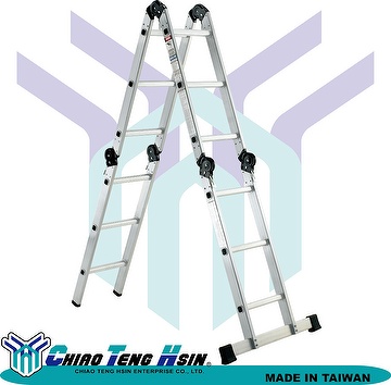 T6-125-1 Folding ladder, aluminum ladder, stepladder, foldable ladder, ladder