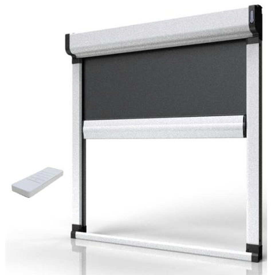 Motorized Retractable Roller Screen for Window