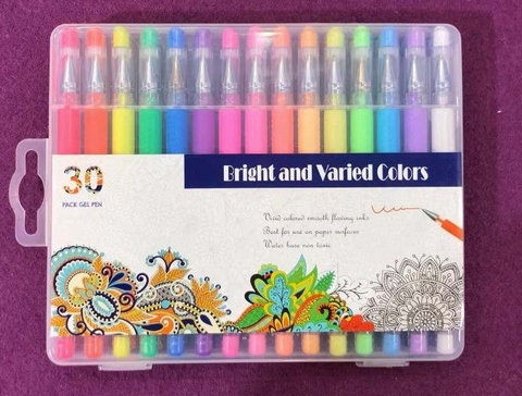 SET OF 30 GEL PENS