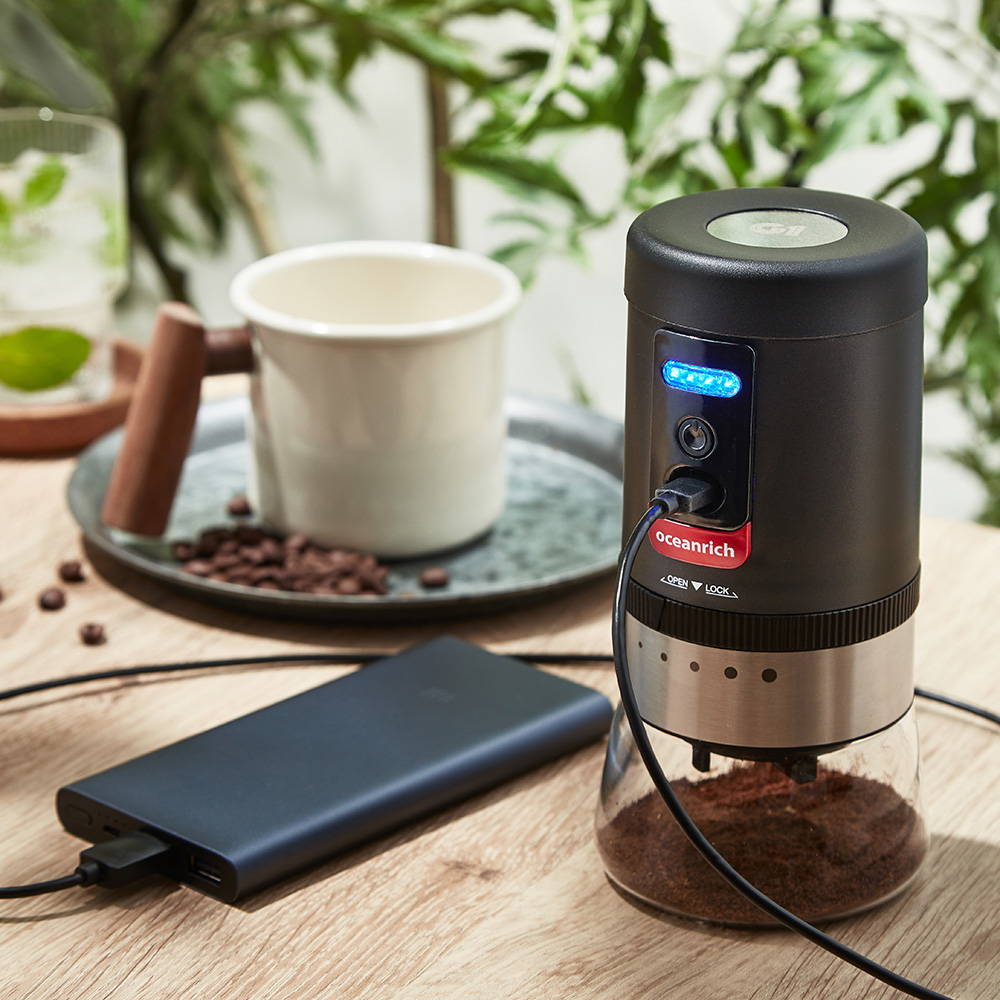 Oceanrich Rechargeable Coffee Grinder | Taiwantrade.com