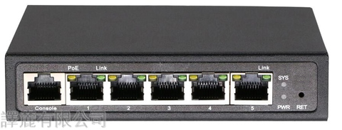 5 port L2 Managed PoE Switch