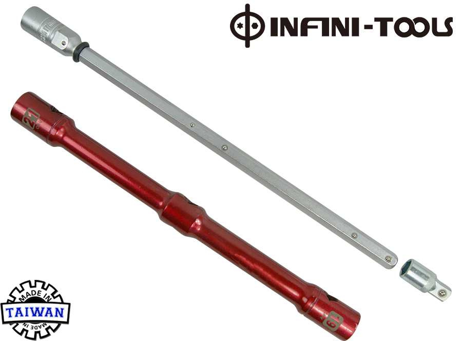 Strong Lug Compact Tire Wrench,Smart Cross Lung Wrench, 15 inch ,1/2"DR