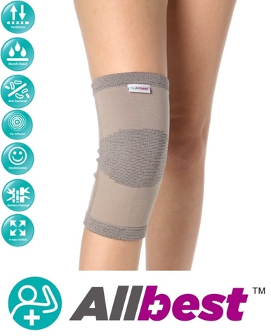 Bamboo Charcoal Elastic compresion knee sleeve