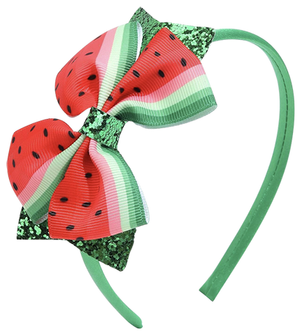 Watermelon Bow Aliceband Hair Ornaments Supplier