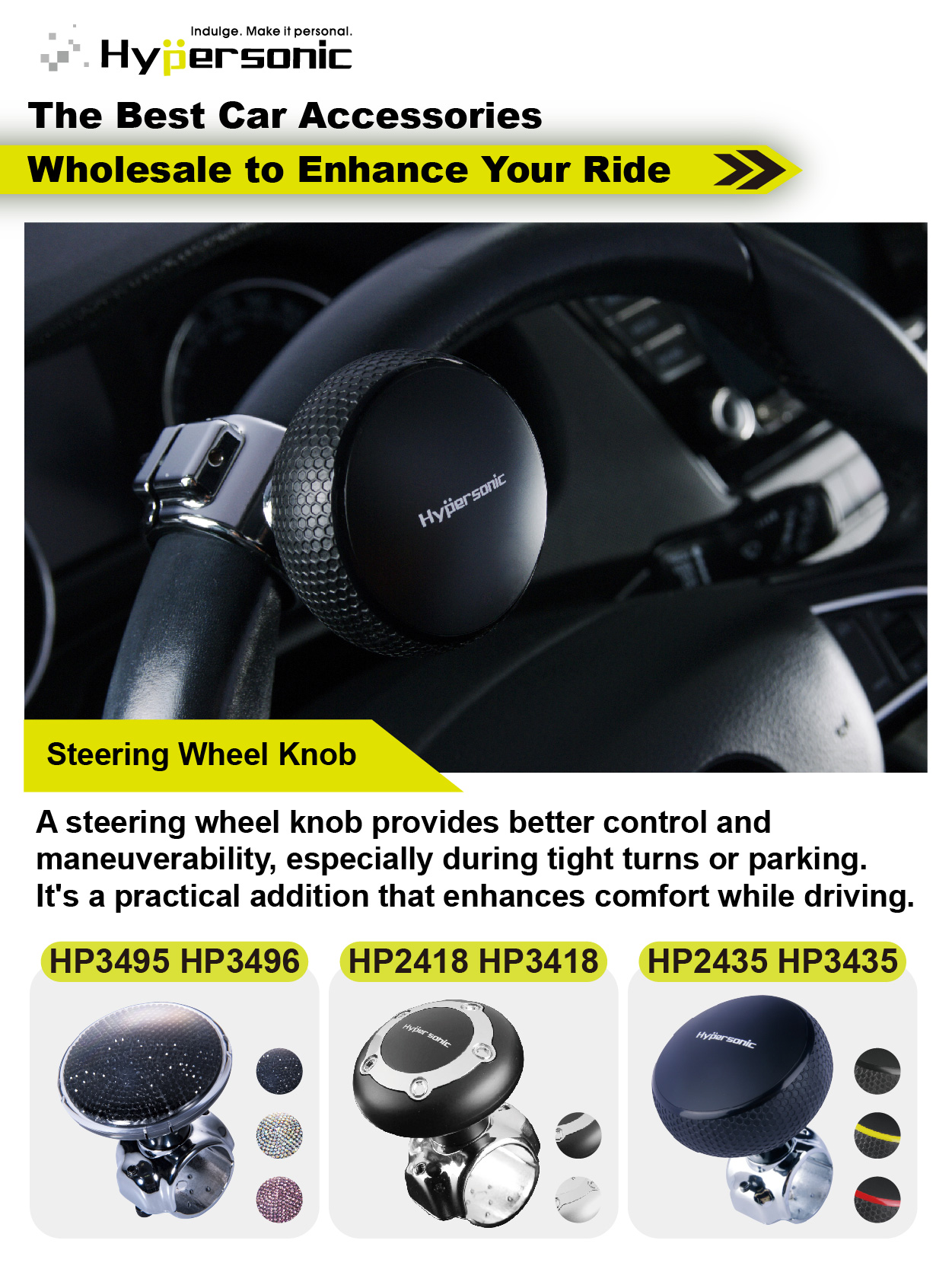 thumbnail image 2 of Geartronics Carbon Spinner Steering Wheel Aid – Power Ball Knob For Car & Truck 2 of 4