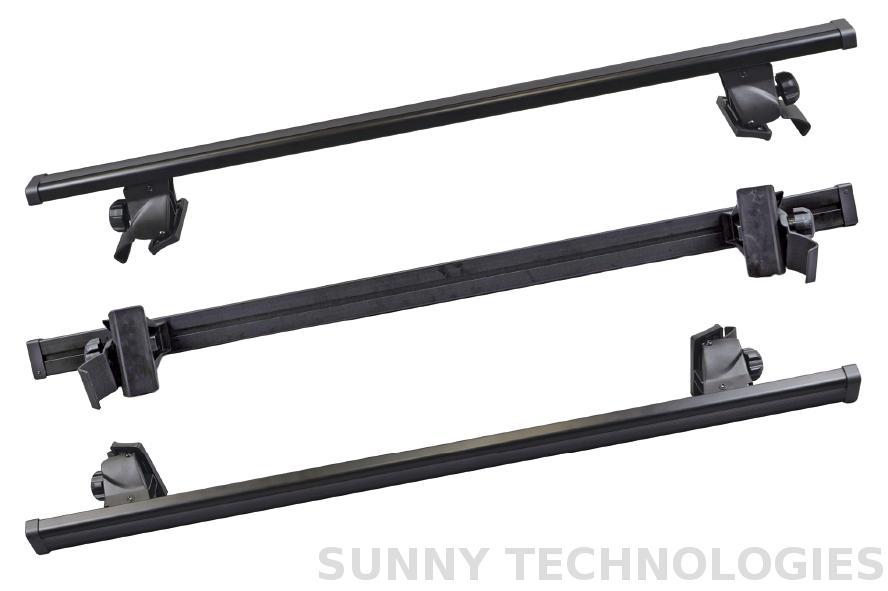 Black Aluminum Universal Roof Cross Bar 145 cm Taiwantrade