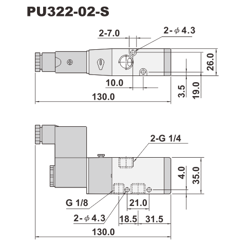 way: 4 habit Solenoid Valve Schematic