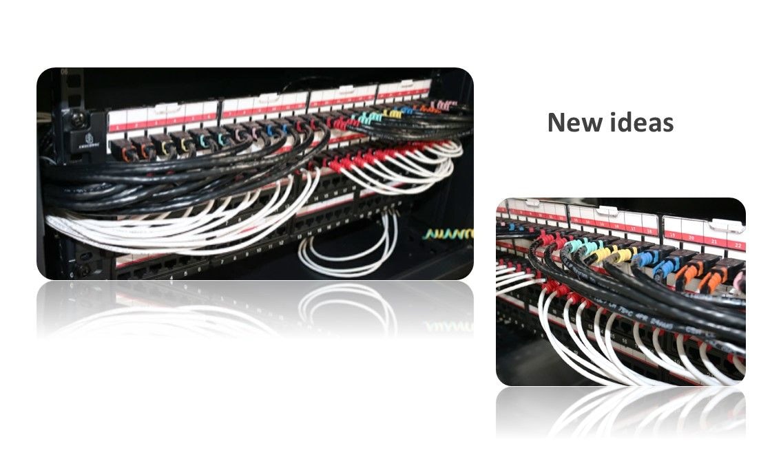 Das CRXCONEC-Patchkabel wird normalerweise mit dem im Rechenzentrum bereitgestellten Patchfeld kombiniert. Wenn unser Patchkabel mit Patchfeld in das Rackgehäuse eingelegt wird, ist das CRXCONEC-Patchkabel viel einfacher zu identifizieren.