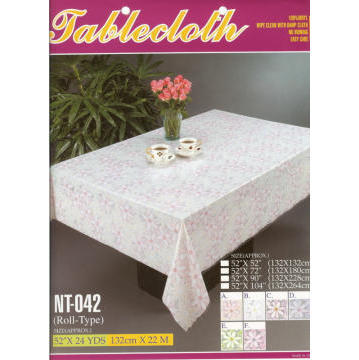 Vinyl table cloth