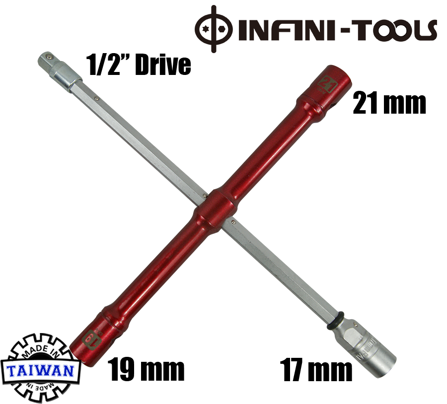 Taiwan Strong Lug Compact Tire Wrench,Smart Cross Lung Wrench, 15 inch