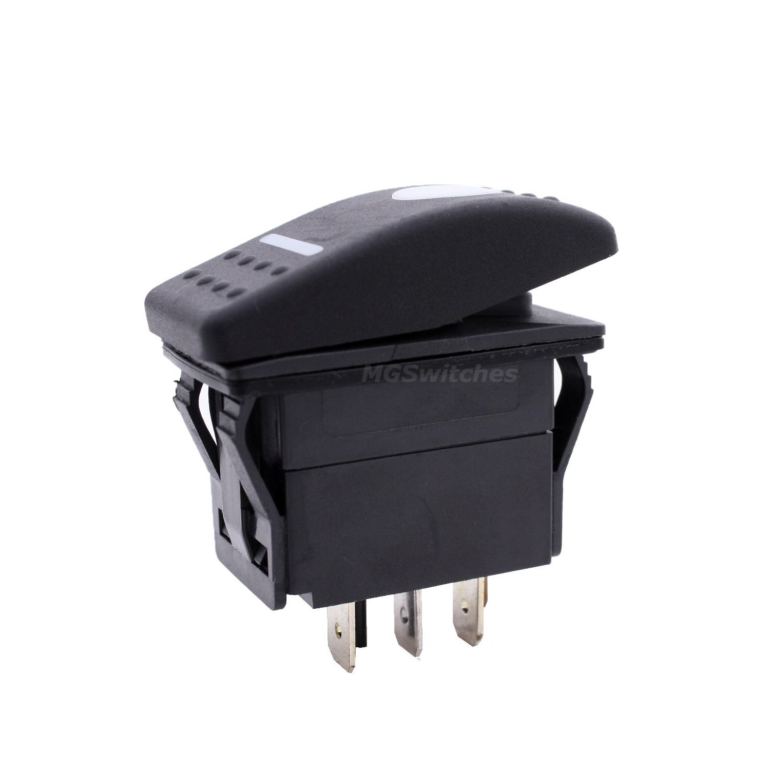 3 Position Waterproof IP67 Rocker Switch Illuminated ONOFFON SPDT