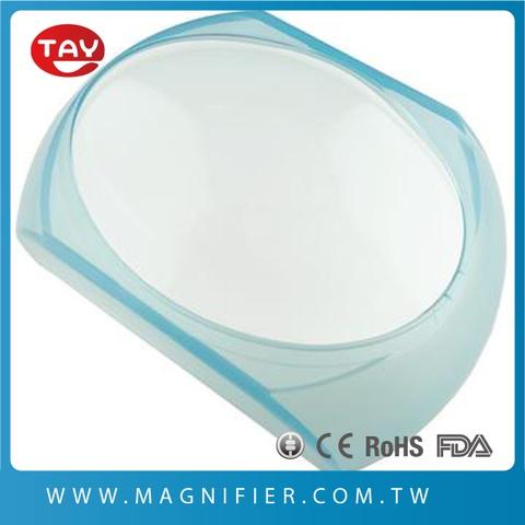 5X oval shape dome magnifying glass reading magnifier | Taiwantrade.com