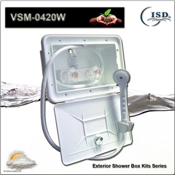 Rv Exterior Shower Box Kit Includes Shower Faucet Shower Hose