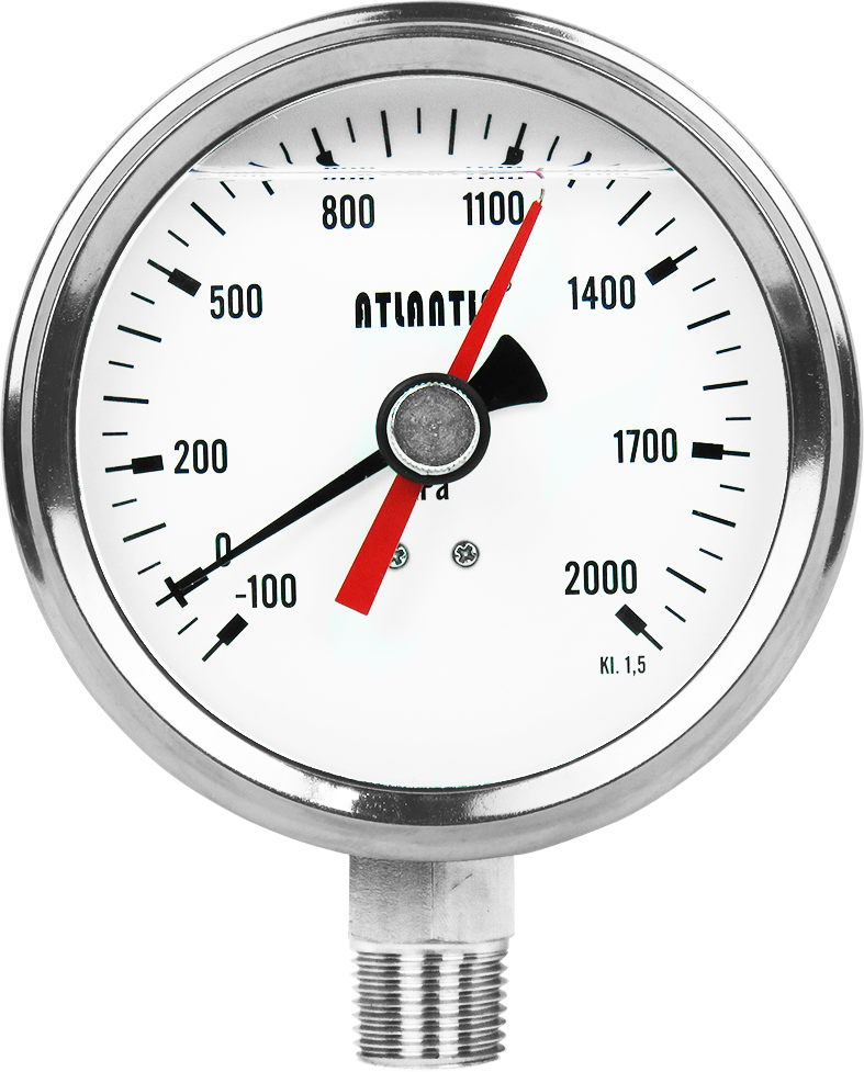 Pressure Gauge with Peak Hold Pointer