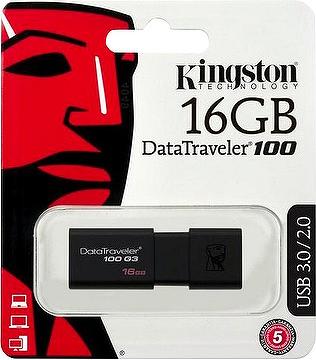 Kingston DT100G3 8GB 16GB 32GB 64GB Data Traveler 100 G3 USB 3.0 Flash Pen Drive