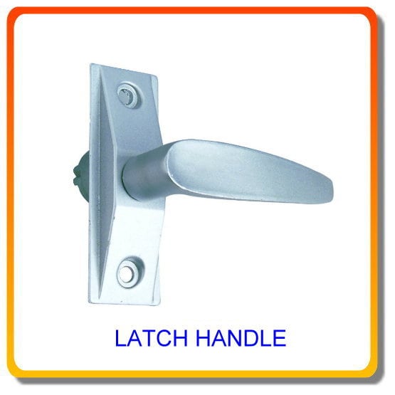 Door Lock with Pull Handle Home Door Lock Aluminum Dead Latch Hidden Door Stile Security Mortise Lock