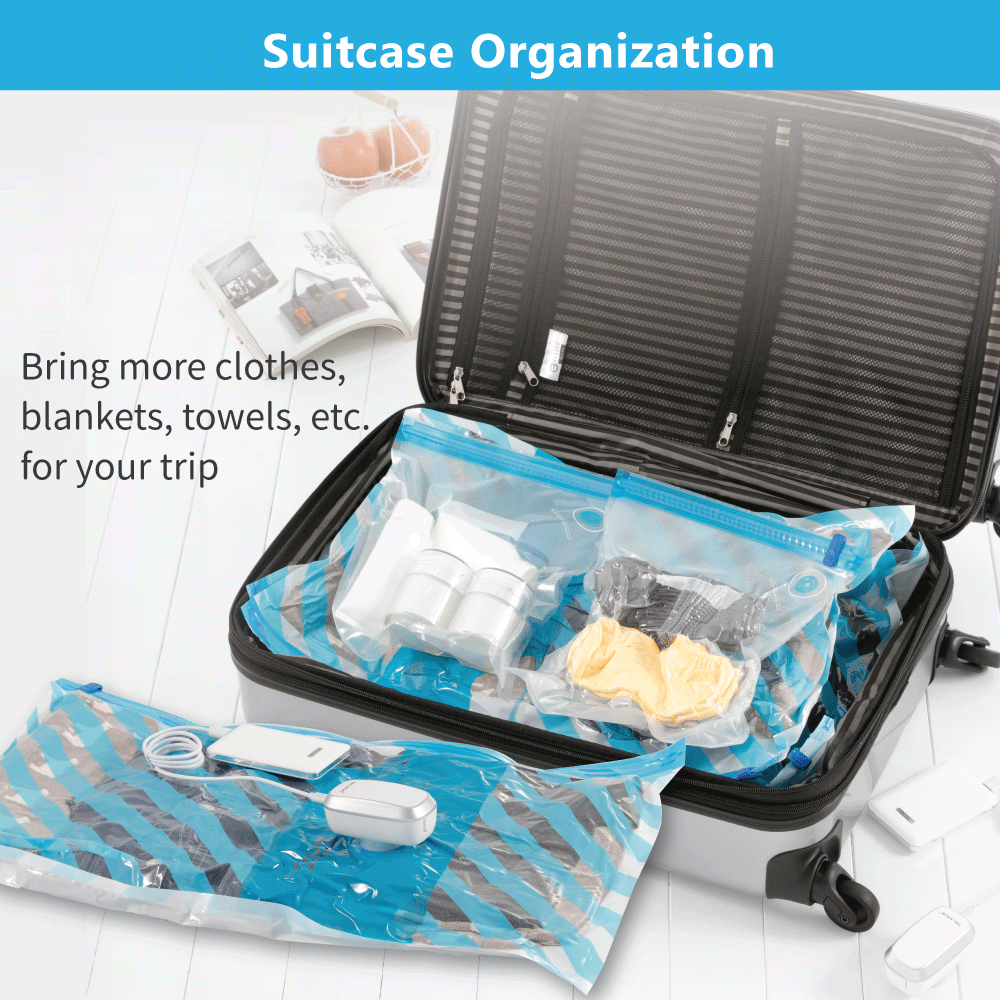 4 Pack Clothes Storage Vacumm Bags Travel Set – DR. SAVE