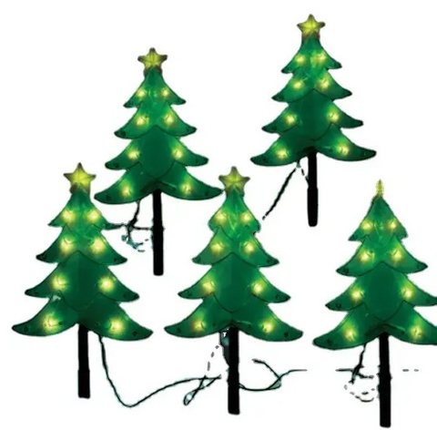 5PK 35L LED TREE STAKES