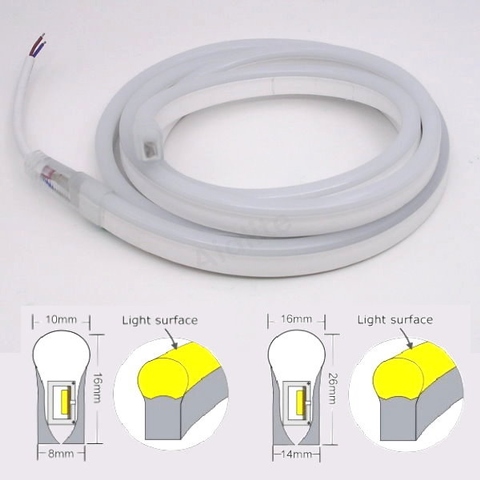 Various Sizes LED Flexible Neon Soft Tube Light for Interior