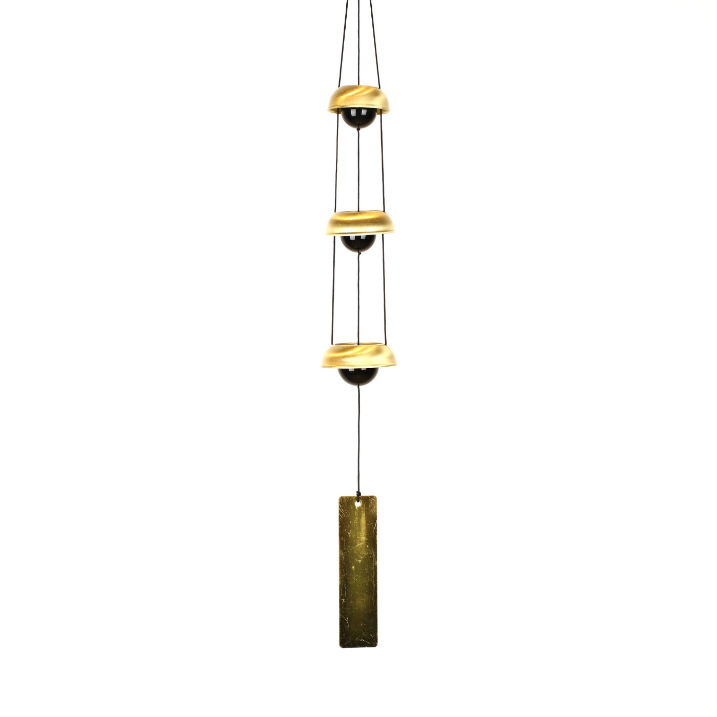 26" 3 Tier Bell Chime Copper Garden Décor