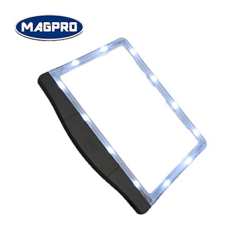 LED & Portable Full Page Magnifier 