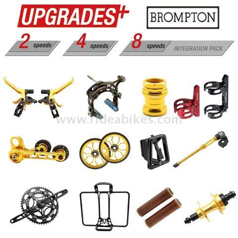 Folding bike Brompton 8 speeds upgrade 