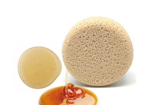 Nourishing and softening shampoo bar (Caramel popcorn)