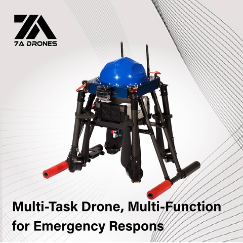 7A DRONE ™ Multi-Task Drone, Multi-Function for  Humanitarian Aid and Emergency Response