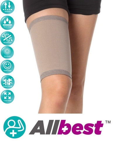 Bamboo Charcoal Elastic Thigh Support & Brace