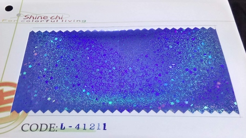 Laser Blue Hot Stamping Foil Suppliers for Fabrics and ABS