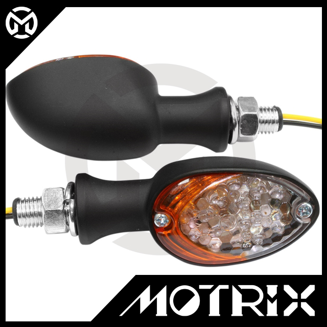 Universal Motorcycle Indicators With Emarked Clear Lens Light LED