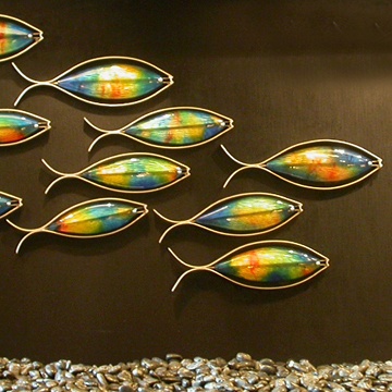 Installation art - tropical fish