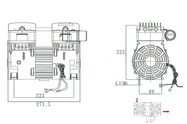UN-180P-IV- Dimensional drawings