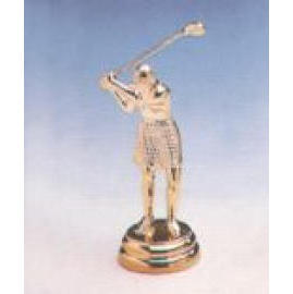 Golf-lady for trophy