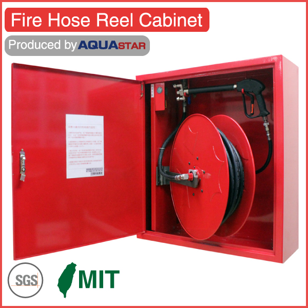 3D model Fire hose reel glass box VR / AR / low-poly