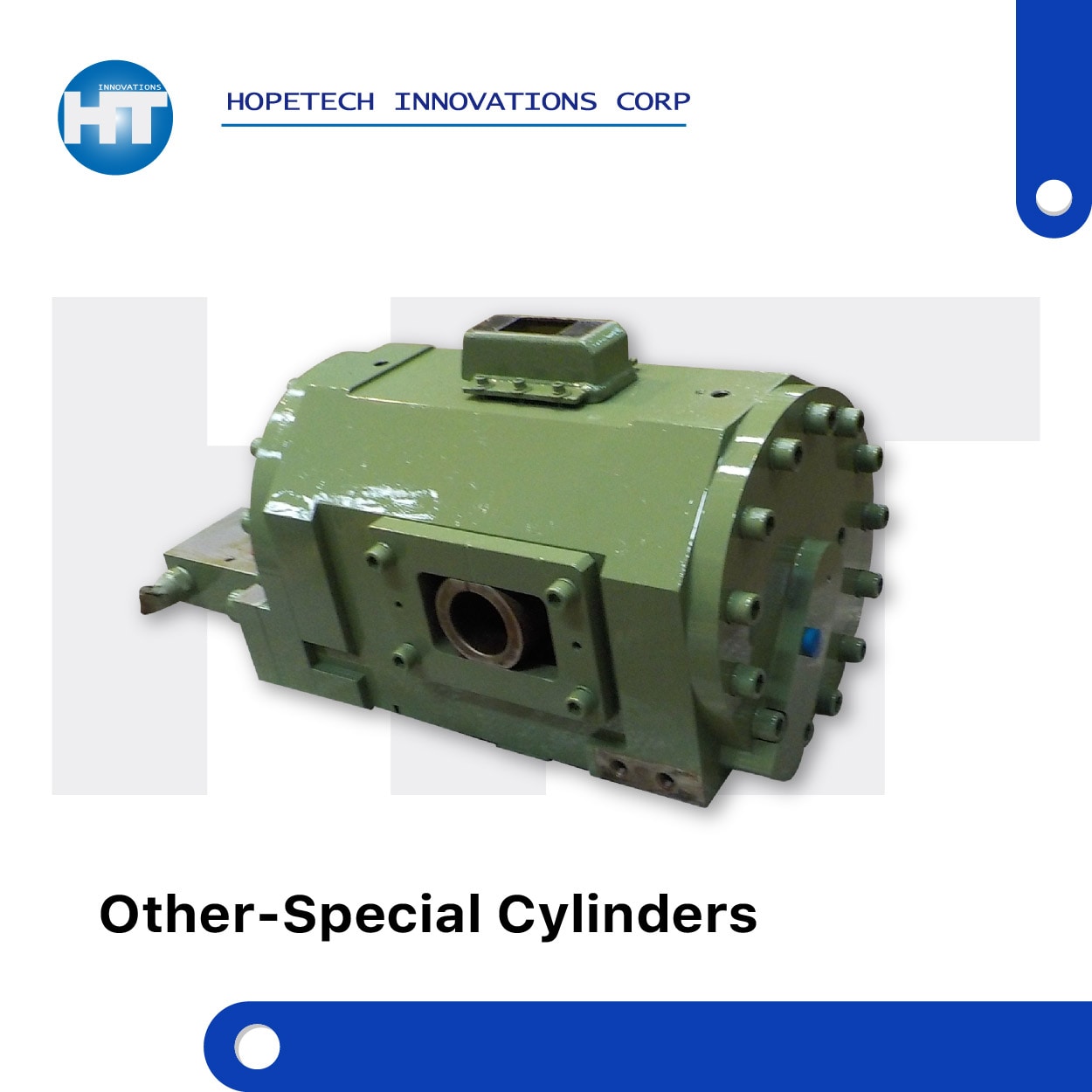 Special Cylinders for Industrial Applications, Hydraulic Components