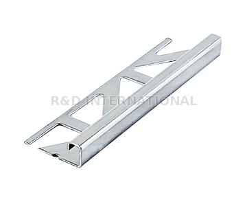 9mm Stainless Steel Tile Trim - Narrow Rectangle