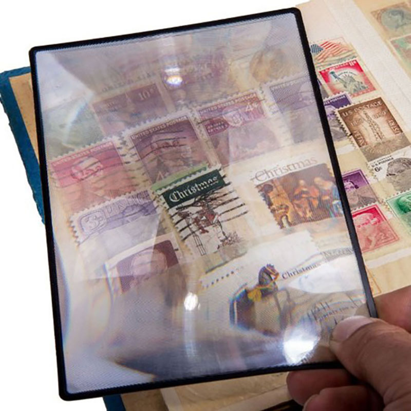 4x Magnifying Sheet Full Page Magnifier Sheet Reading With Frame E