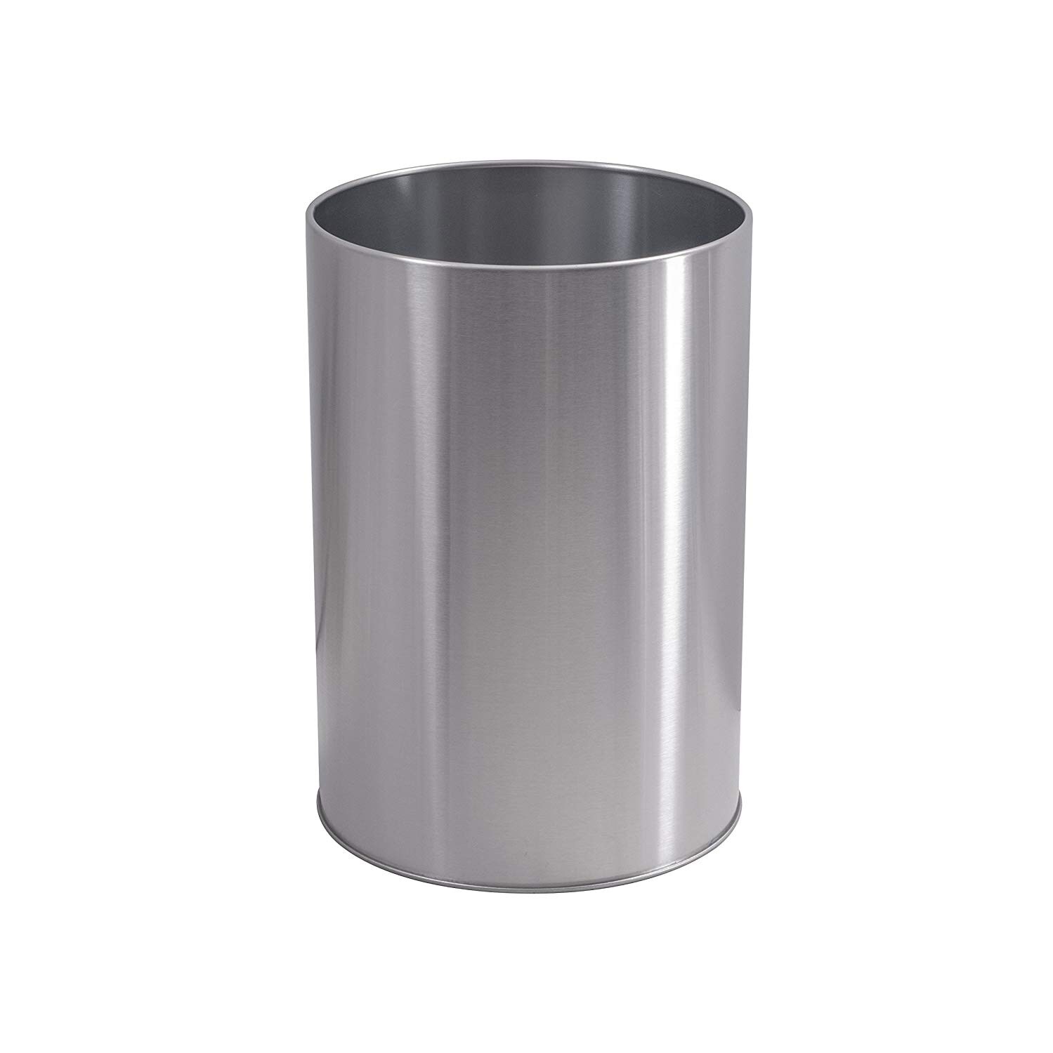 Caelus - Quality Stainless Steel Waste Basket, Brushed Nickel ...