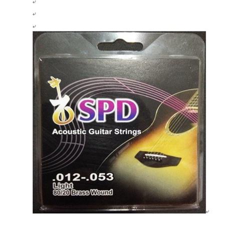 SPD Acoustic Guitar Strings, 80/20 Brass Wound, .012-.053, Light Tension SPA-564XL