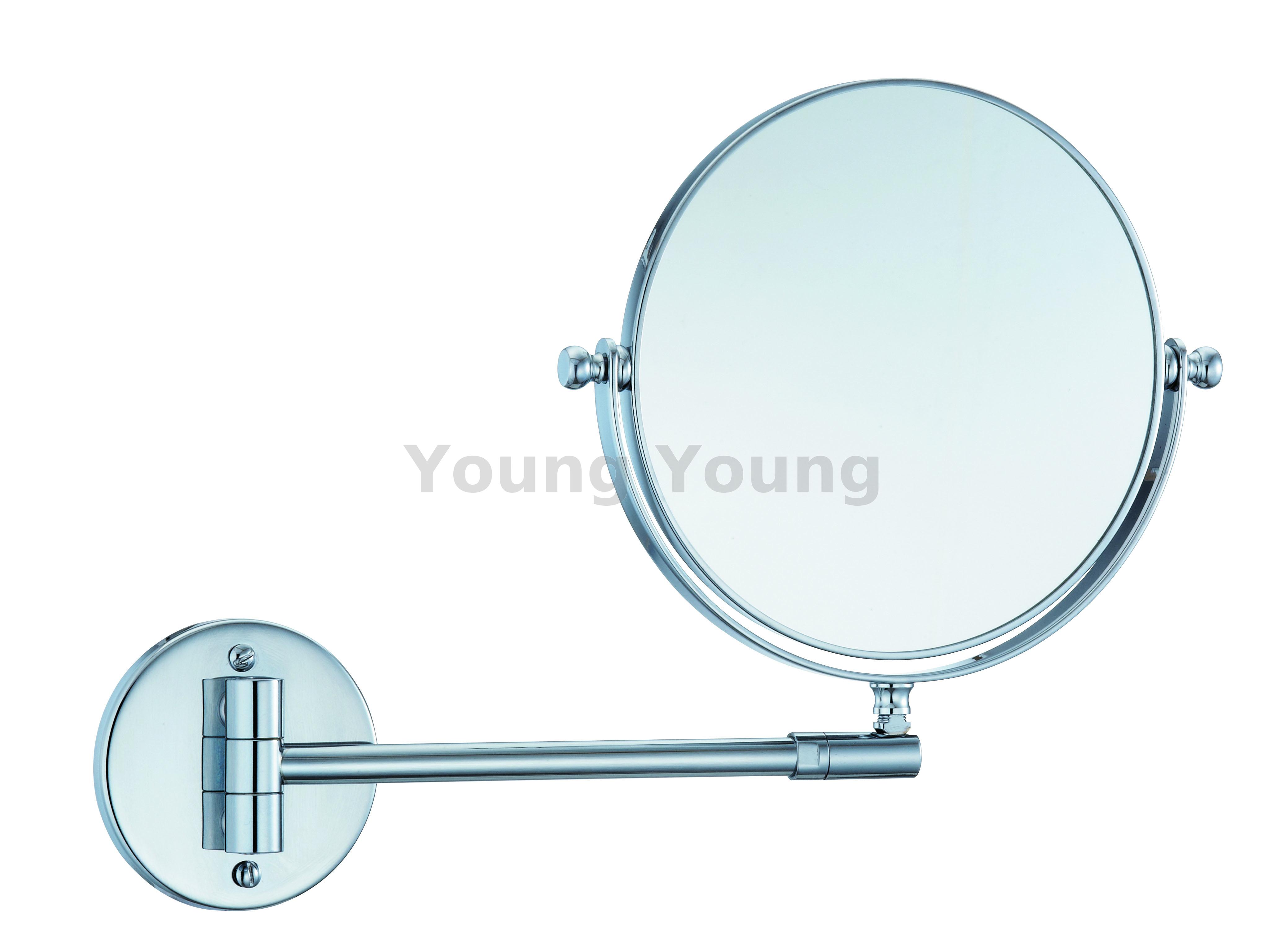 Wall Mounted Extending Magnifying Mirror Chrome Vanity Mirror for