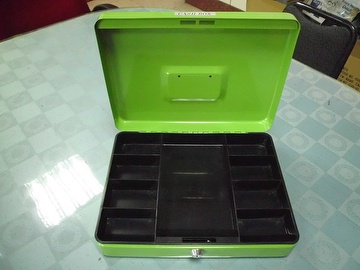 【SENS】Metal Cash Box With 2 Key