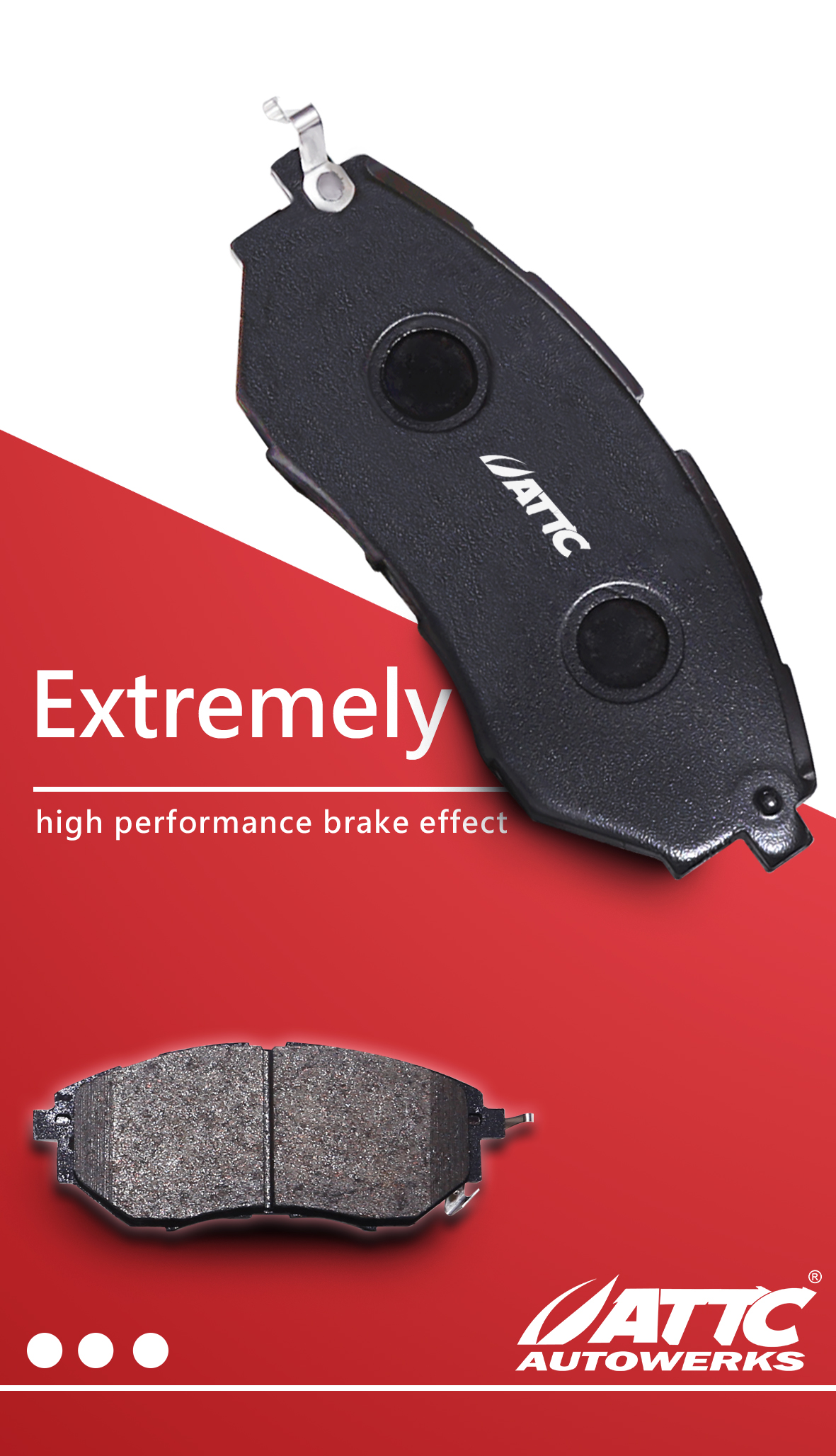 ATTC high performance brake pads, ATTC