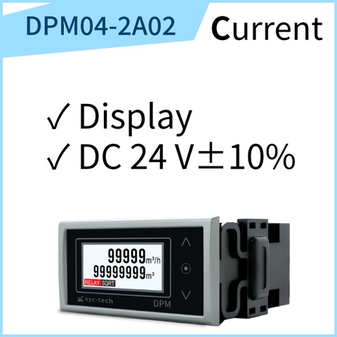 eyc-tech DPM04 Flow Totalizer (In:Current, Out:Display ,DC24V)