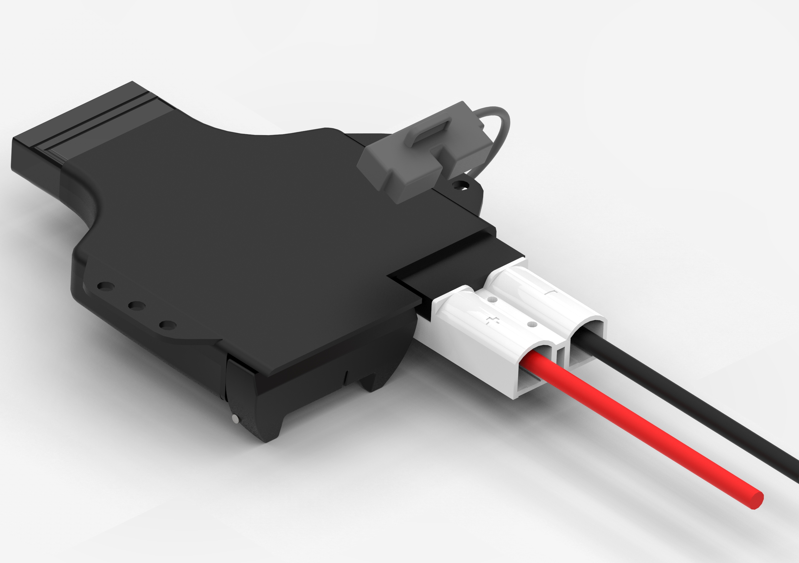 7 pin Flat trailer connector socket with anderson plug